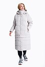 Long puffer down coat 2 in 1 with membrane 3 | GREY | Audimas