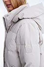 Long puffer down coat 2 in 1 with membrane 4 | GREY | Audimas