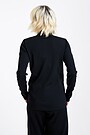 Half zip merino wool sweatshirt 2 | BLACK | Audimas