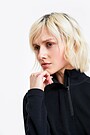 Half zip merino wool sweatshirt 3 | BLACK | Audimas