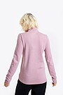 Half zip merino wool sweatshirt 2 | PINK | Audimas