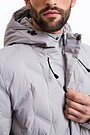 Long down jacket 4 | GREY | Audimas