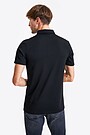 Fine merino wool blend polo t-shirt 2 | BLACK | Audimas