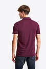 Fine merino wool blend polo t-shirt 2 | BURGUND | Audimas