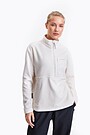 Long sleeve half-zip sweatshirt 1 | WHITE | Audimas