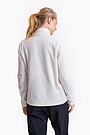 Long sleeve half-zip sweatshirt 4 | WHITE | Audimas