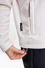 Long sleeve half-zip sweatshirt 5 | WHITE | Audimas