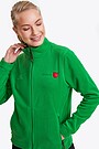 Zip-through sweatshirt 1 | GREEN | Audimas