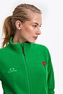 Zip-through sweatshirt 3 | GREEN | Audimas