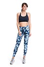 Functional printed leggings 1 | BLUE | Audimas