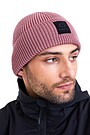 Knitted merino wool hat 2 | PINK | Audimas