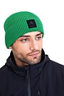 Knitted merino wool hat 1 | GREEN | Audimas