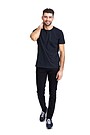 Slim fit stretch denim pants 1 | BLACK | Audimas