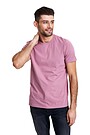 Organic cotton short sleeve T-shirt 1 | PINK | Audimas