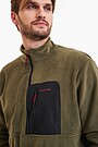 Half zip long sleeve sweatshirt 4 | GREEN | Audimas