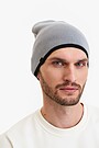 Knitted merino wool hat 2 | GREY | Audimas