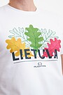 Short sleeves cotton T-shirt The Tricolour Oak 2 | WHITE | Audimas