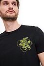 Short sleeves cotton T-shirt Lithuania's Vytis 2 | BLACK | Audimas