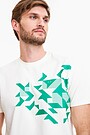 Short sleeve printed T-shirt 2 | WHITE | Audimas