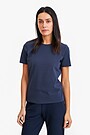 Organic cotton short sleeve T-shirt 1 | BLUE | Audimas