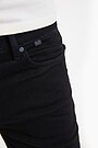 Regular fit stretch denim pants 4 | BLACK | Audimas