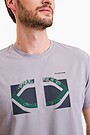 Short sleeve printed T-shirt 2 | GREY | Audimas