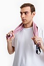 Microfiber towel 40x80 cm 2 | PINK | Audimas