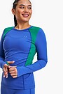 High performance long sleeve top 2 | BLUE | Audimas