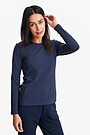 Essential long sleeve top 1 | BLUE | Audimas