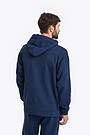Organic cotton French terry hoodie 2 | BLUE | Audimas