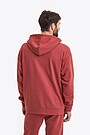 Organic cotton French terry hoodie 2 | RED | Audimas