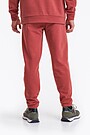Organic cotton French terry sweatpants 3 | RED | Audimas