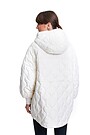 Oversized quilted jacket 2 | WHITE | Audimas