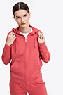 Organic cotton full-zip hoodie 1 | RED | Audimas