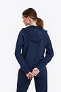 Organic cotton full-zip hoodie 2 | BLUE | Audimas