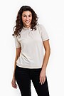 Modal short sleeve top 1 | Cream | Audimas