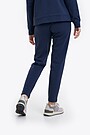 Organic cotton fitted sweatpants 3 | BLUE | Audimas