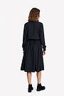 Stretch fabric loose fit dress 2 | BLACK | Audimas