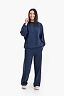 Wide leg terry sweatpants 2 | BLUE | Audimas