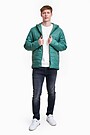 Essential short transitional jacket 5 | GREEN | Audimas