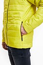 Essential short transitional jacket 4 | YELLOW | Audimas