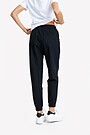 Stretch fabric relaxed fit pants 3 | BLACK | Audimas