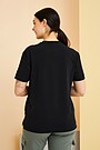 Loose fit T-shirt 2 | BLACK | Audimas