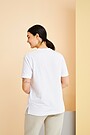 Loose fit T-shirt 2 | WHITE | Audimas