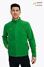 Zip-through sweatshirt "I rowed the Atlantic" 1 | GREEN | Audimas