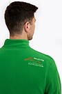 Zip-through sweatshirt "I rowed the Atlantic" 2 | GREEN | Audimas