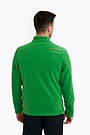 Zip-through sweatshirt "I rowed the Atlantic" 3 | GREEN | Audimas