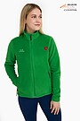 Zip-through sweatshirt "I rowed the Atlantic" 1 | GREEN | Audimas