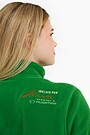Zip-through sweatshirt "I rowed the Atlantic" 2 | GREEN | Audimas
