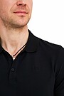 Organic cotton polo t-shirt 3 | BLACK | Audimas